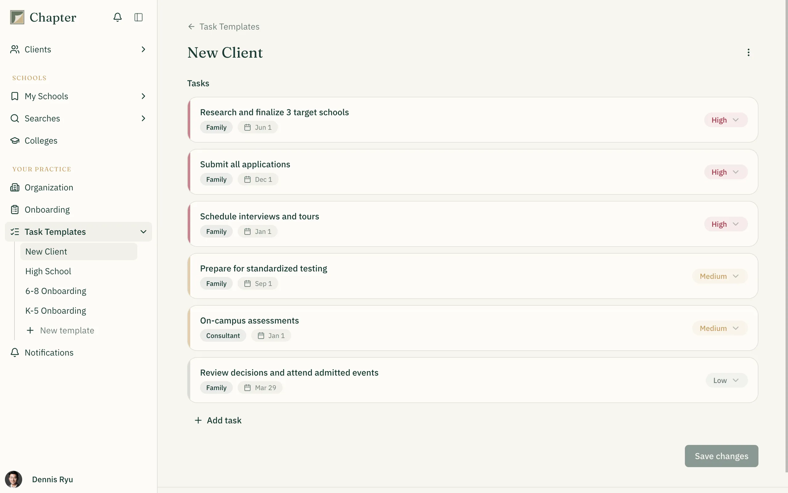 Task Templates